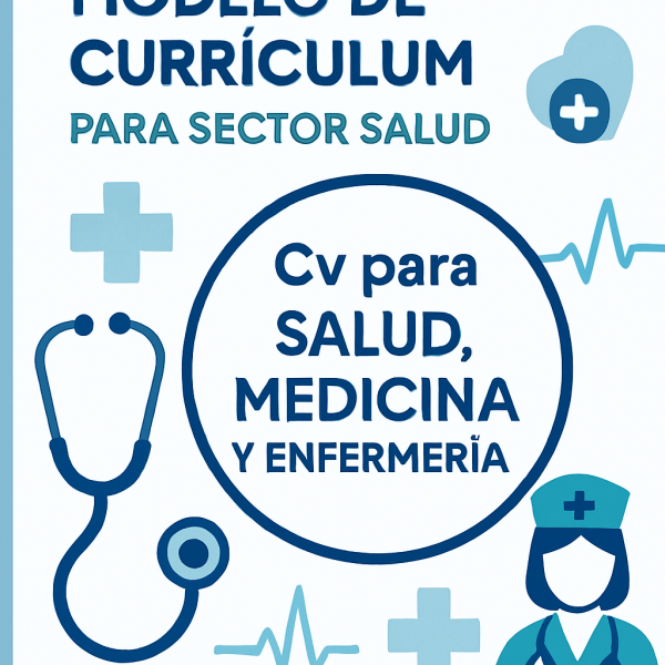 Modelo Cv para sector salud medicina y enfermería