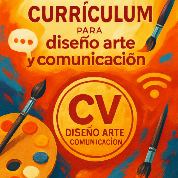 Modelo CV para Diseño Arte y Comunicación CREATIVIDAD