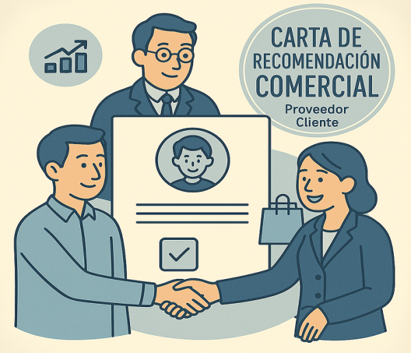 Carta de Recomendación Comercial proveedor-cliente