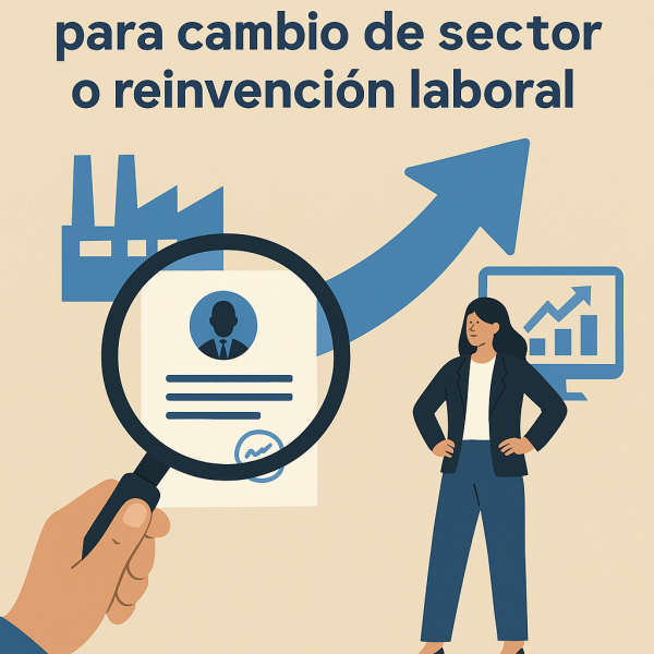Carta de recomendación para cambio de sector, funciones, o reinvención laboral