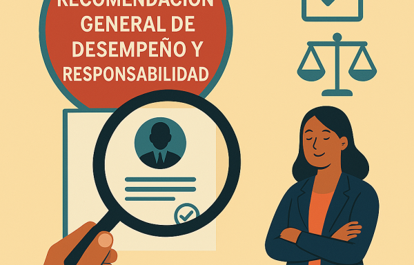 Carta de Recomendación general de desempeño y responsabilidad