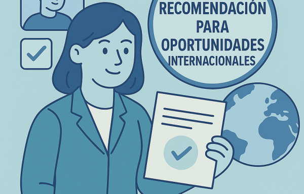  Carta de Recomendación para Oportunidades en el Exterior