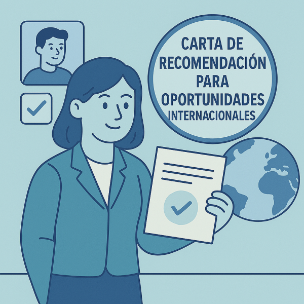 Carta de recomendación para oportunidades internacionales