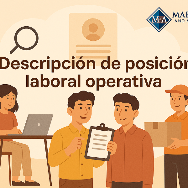Descripción de posición laboral operativa