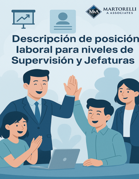 Descripción laboral posición de supervisión y Jefaturas