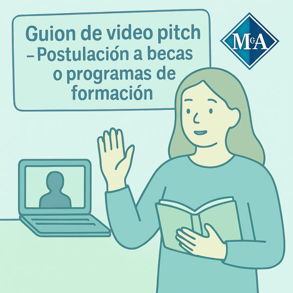 Guion de video pitch – Postulación a becas o programas de formaciónGuion de video pitch – Postulación a becas o programas de formación