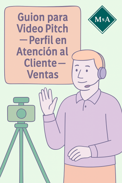 Guion para Video Pitch – Perfil en Atención al Cliente - Ventas