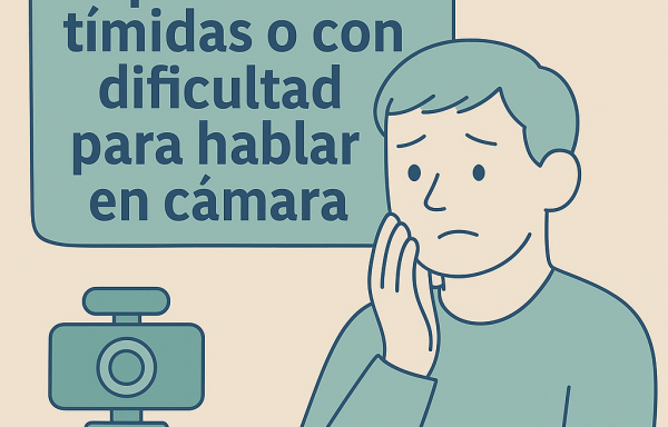 Guion para Video Pitch – Perfil para personas tímidas o con dificultad para hablar en cámara